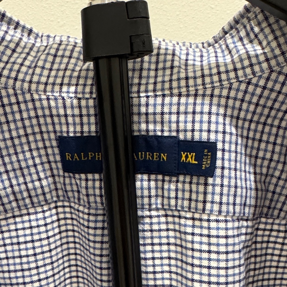 Ralph‎ Lauren Men's Blue Checkered Shirt Jacket - Picture 3 of 3